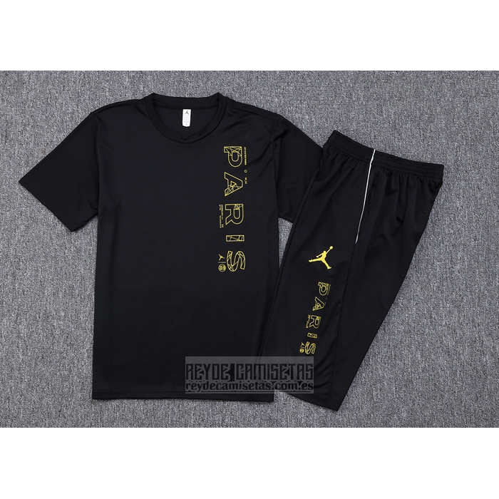 Chandal del Paris Saint-Germain Jordan Manga Corta 2023-2024 Negro - Pantalon Corto